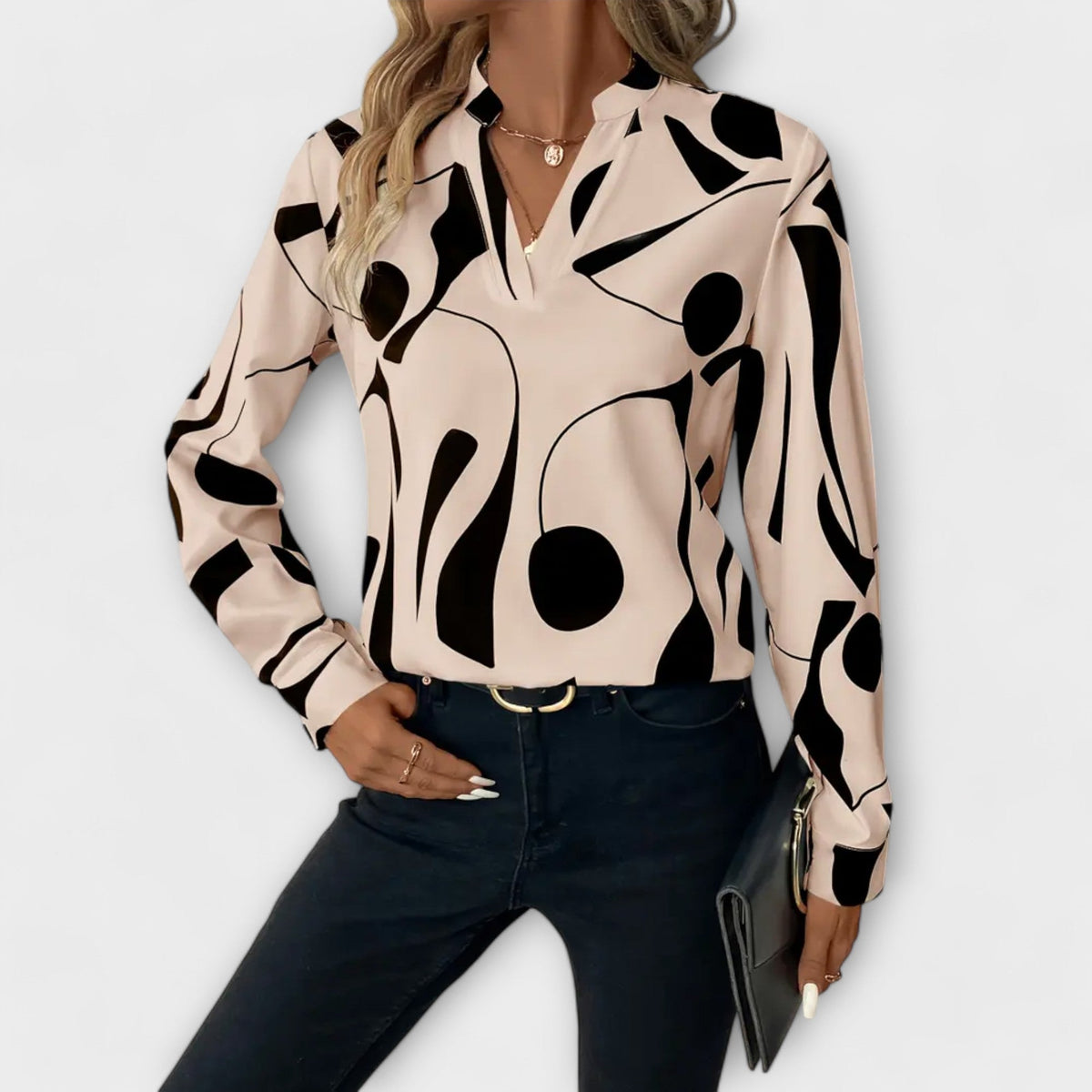 Lara™ Elegant Blouse With Design