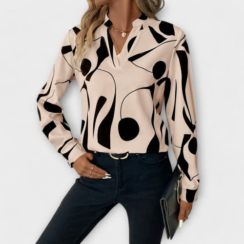 Lara™ Elegant Blouse With Design
