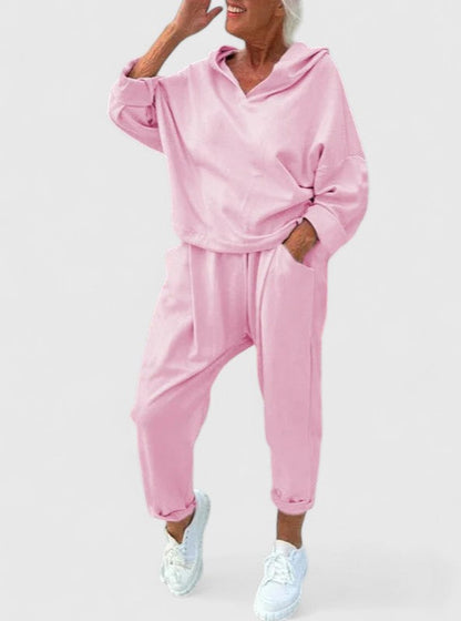 Sally | Comfortable Hooded Sweatshirt Set